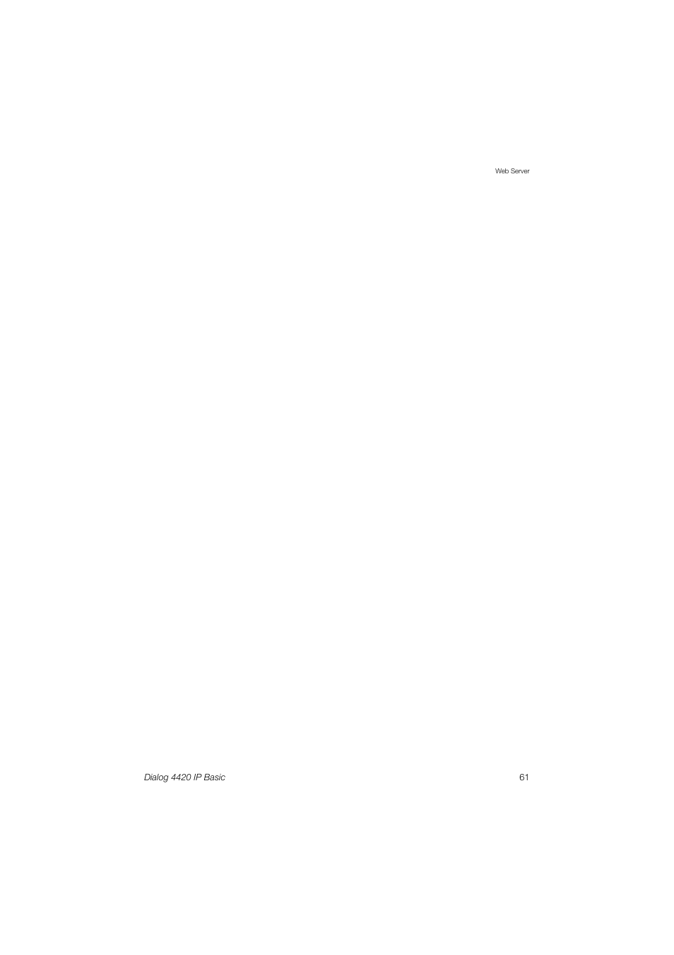AASTRA 4420 IP Basic (SIP) for MX-ONE User Guide User Manual | Page 61 / 72