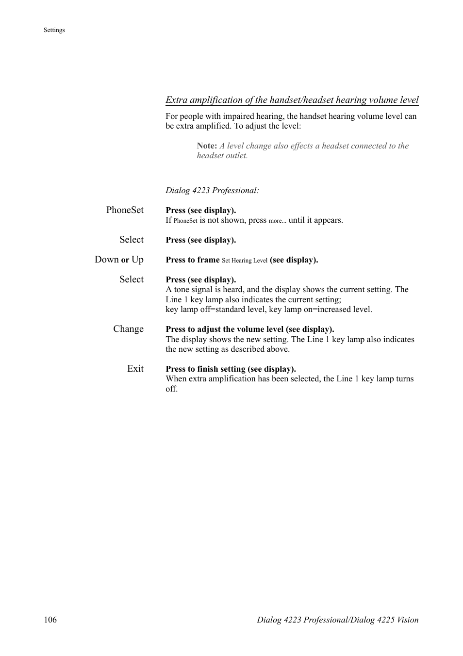 AASTRA 4225 for MX-ONE Telephony Switch User Manual | Page 106 / 139
