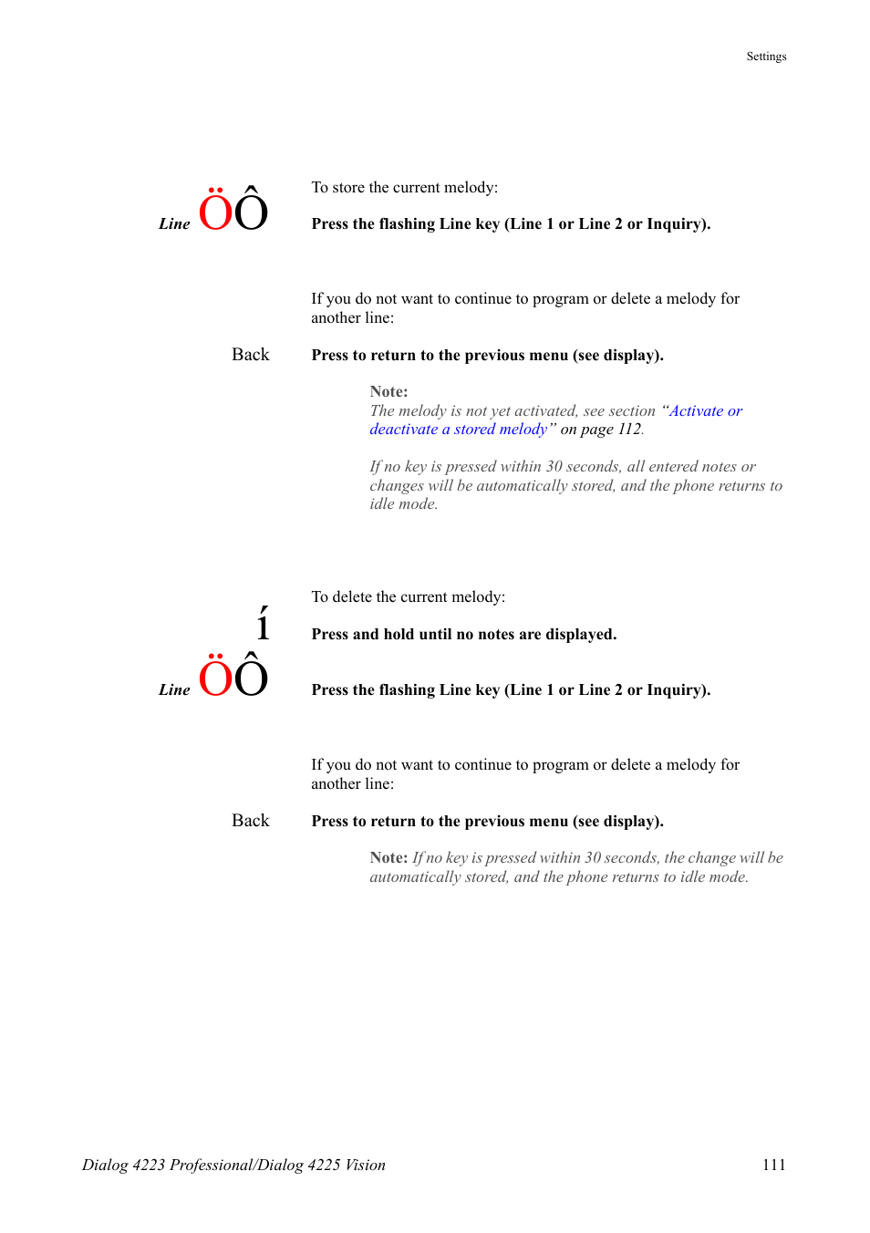 AASTRA 4225 for MX-ONE Telephony Switch User Manual | Page 111 / 139