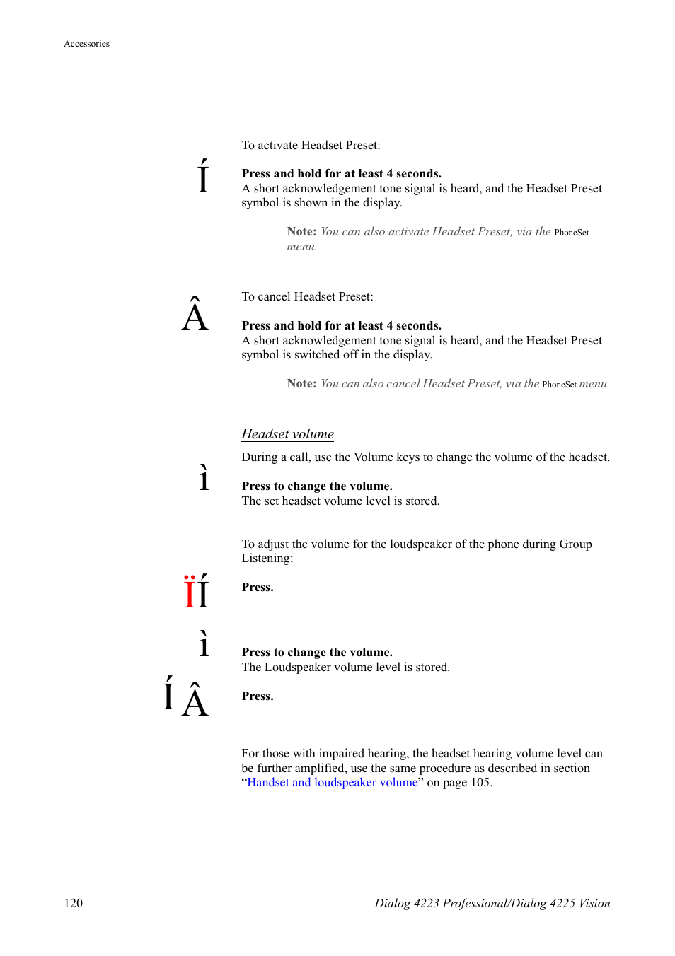 AASTRA 4225 for MX-ONE Telephony Switch User Manual | Page 120 / 139
