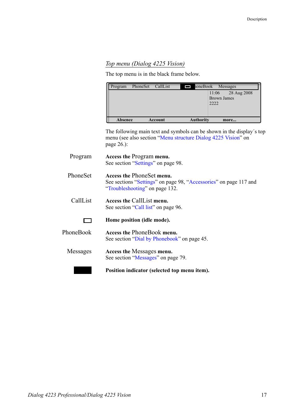 AASTRA 4225 for MX-ONE Telephony Switch User Manual | Page 17 / 139
