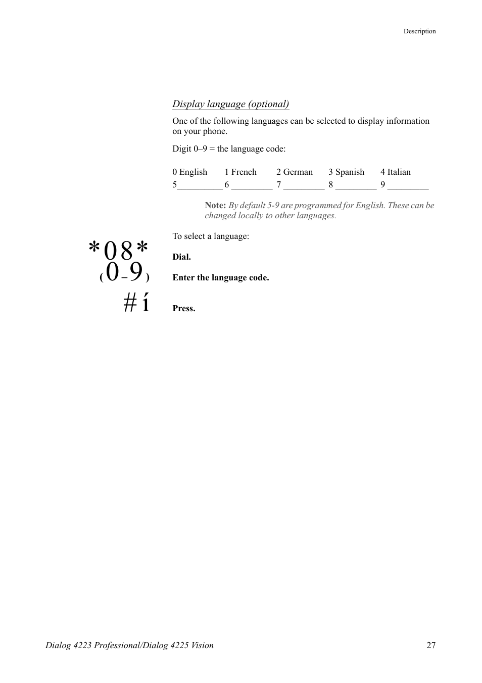 AASTRA 4225 for MX-ONE Telephony Switch User Manual | Page 27 / 139