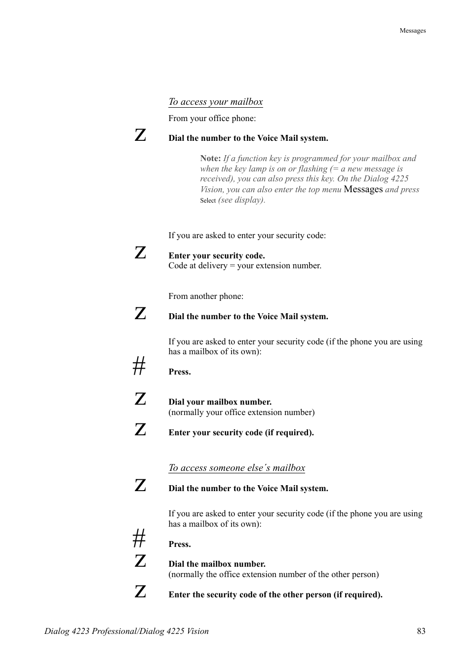 AASTRA 4225 for MX-ONE Telephony Switch User Manual | Page 83 / 139