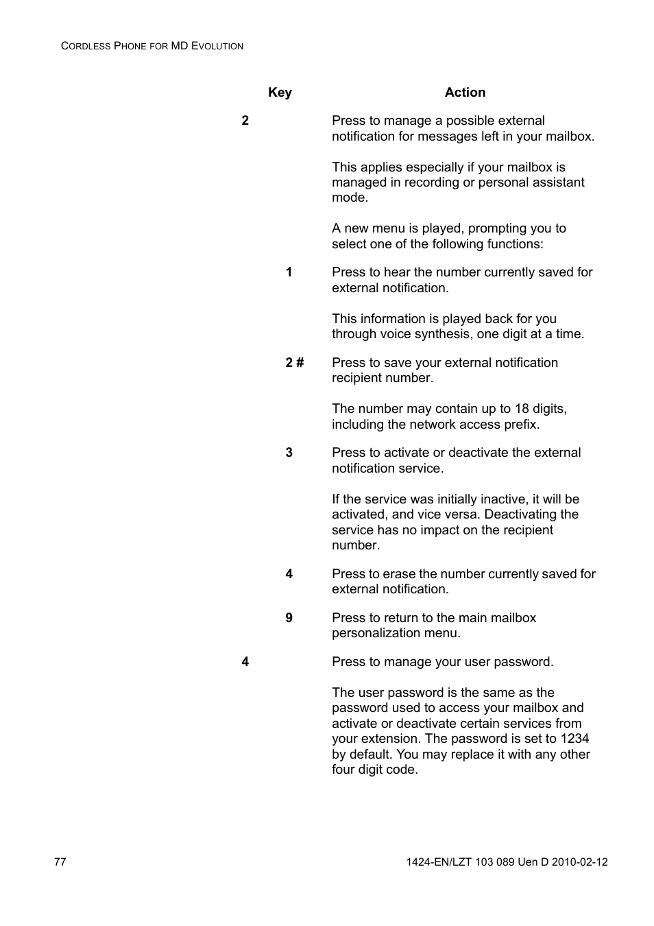 AASTRA DT4x3 for MX-ONE User Guide EN User Manual | Page 77 / 120