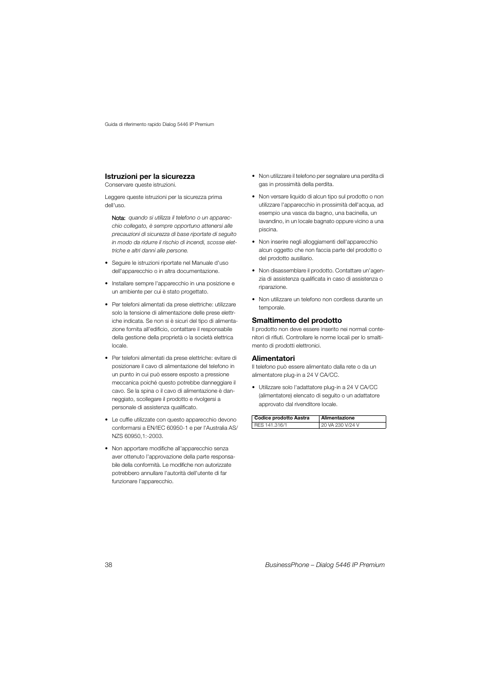 AASTRA 7446ip (5446ip) for BusinessPhone Quick Reference Guide User Manual | Page 37 / 58