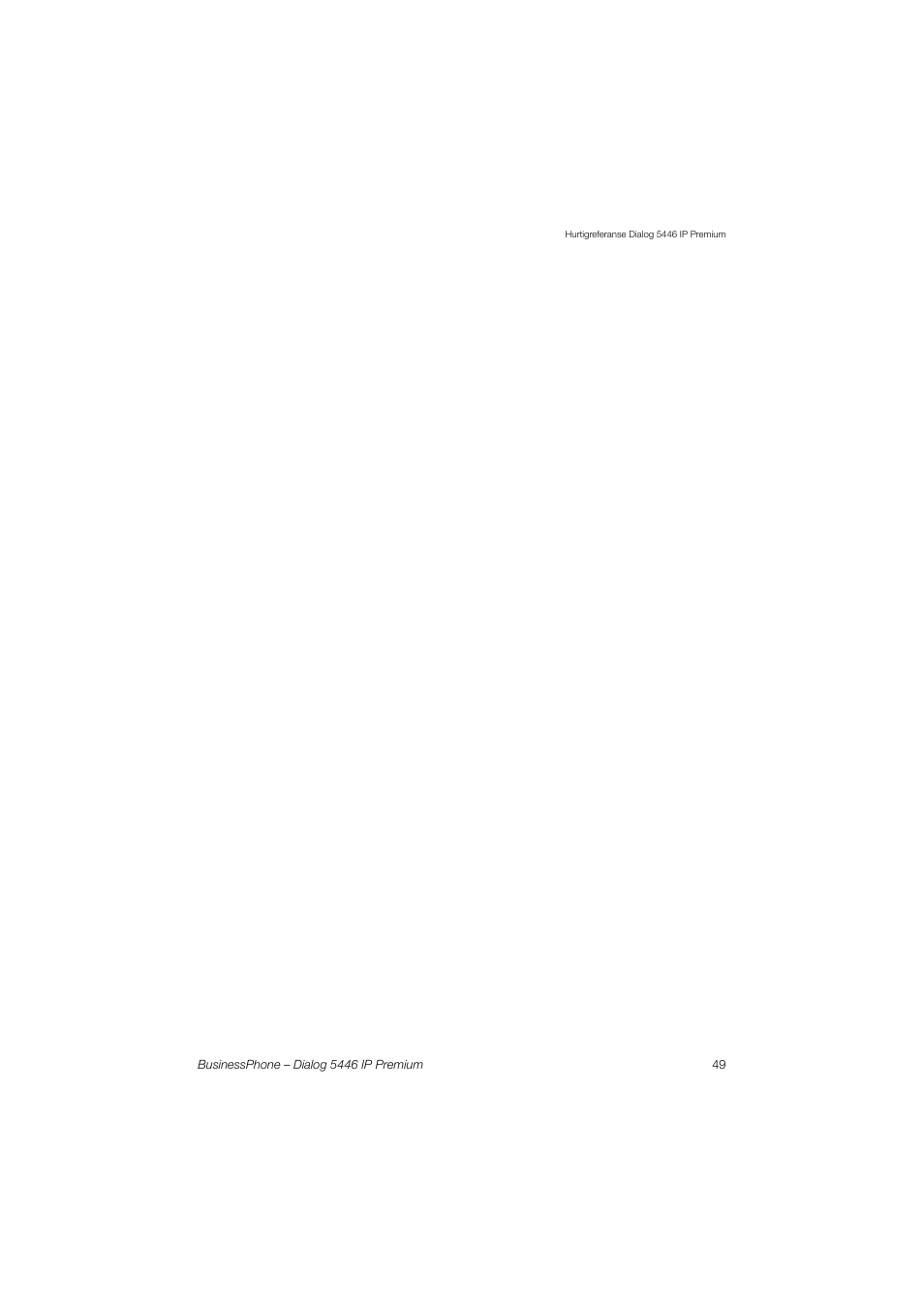 AASTRA 7446ip (5446ip) for BusinessPhone Quick Reference Guide User Manual | Page 48 / 58
