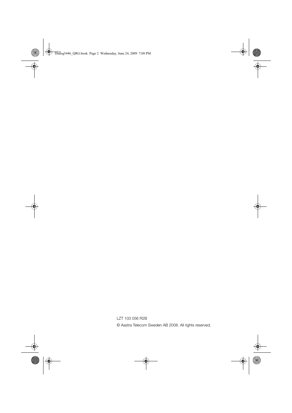 AASTRA 7446ip (5446ip) for MX-ONE Quick Reference Guide User Manual | Page 2 / 80