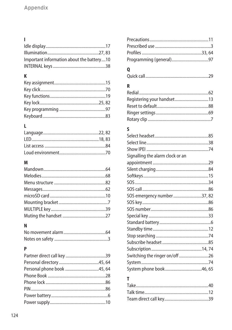 AASTRA 600c_d for OpenCom 1000 User Guide EN User Manual | Page 130 / 132