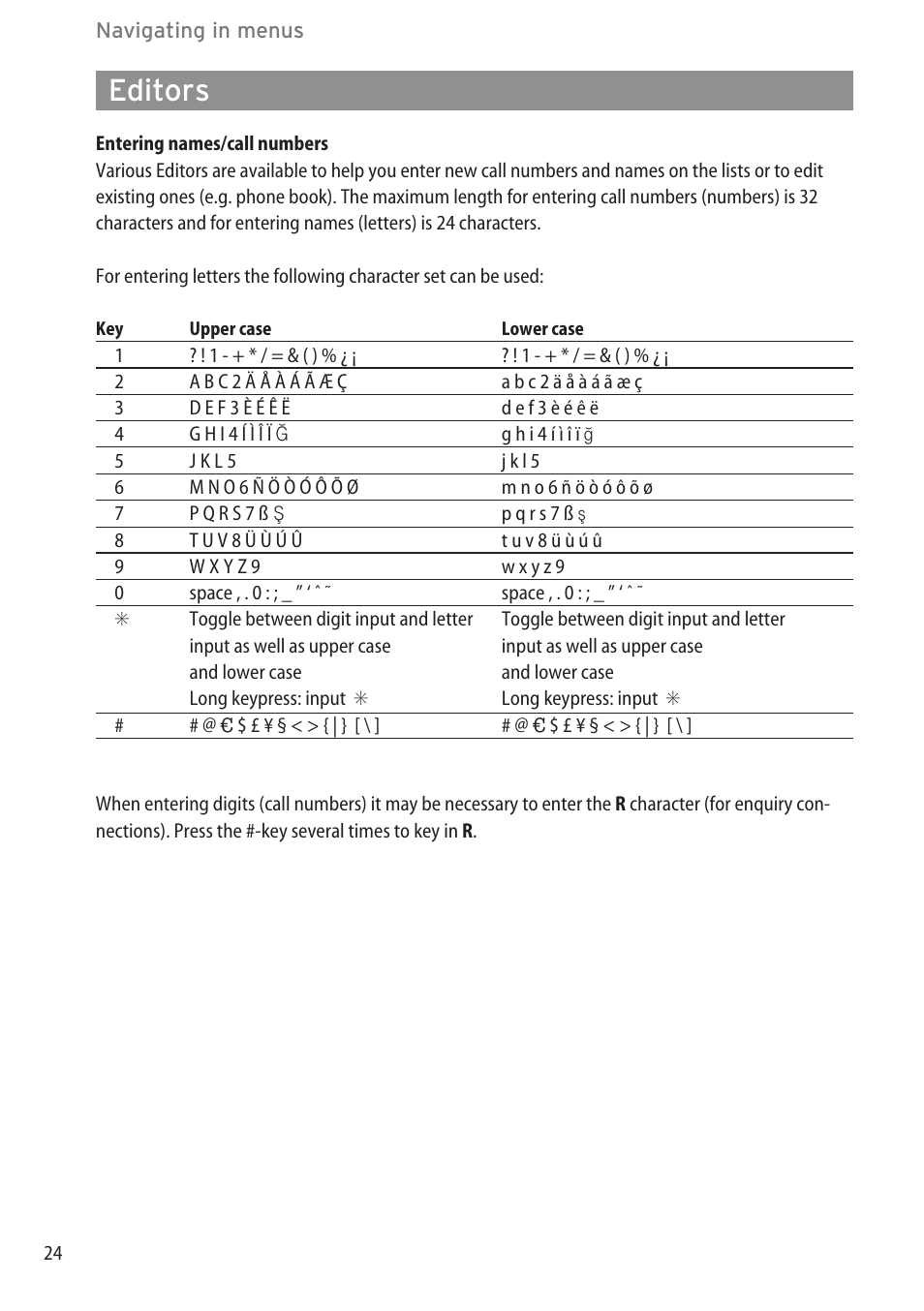 Editors | AASTRA 600c_d for OpenCom 1000 User Guide EN User Manual | Page 30 / 132