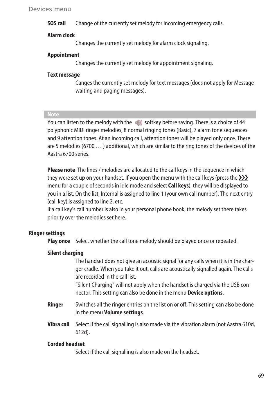 AASTRA 600c_d for OpenCom 1000 User Guide EN User Manual | Page 75 / 132
