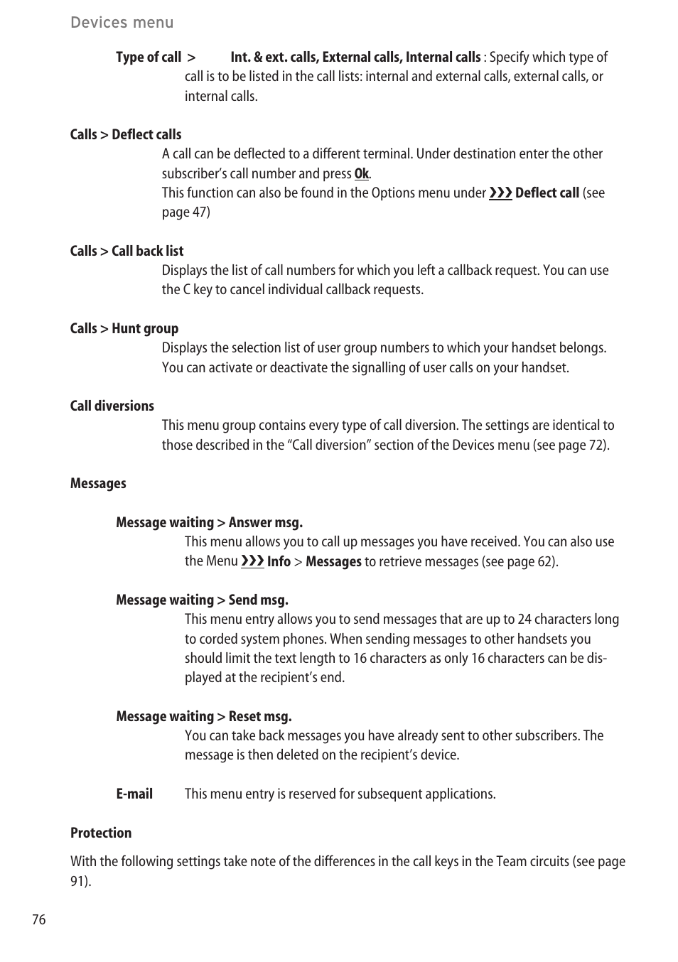 AASTRA 600c_d for OpenCom 1000 User Guide EN User Manual | Page 82 / 132