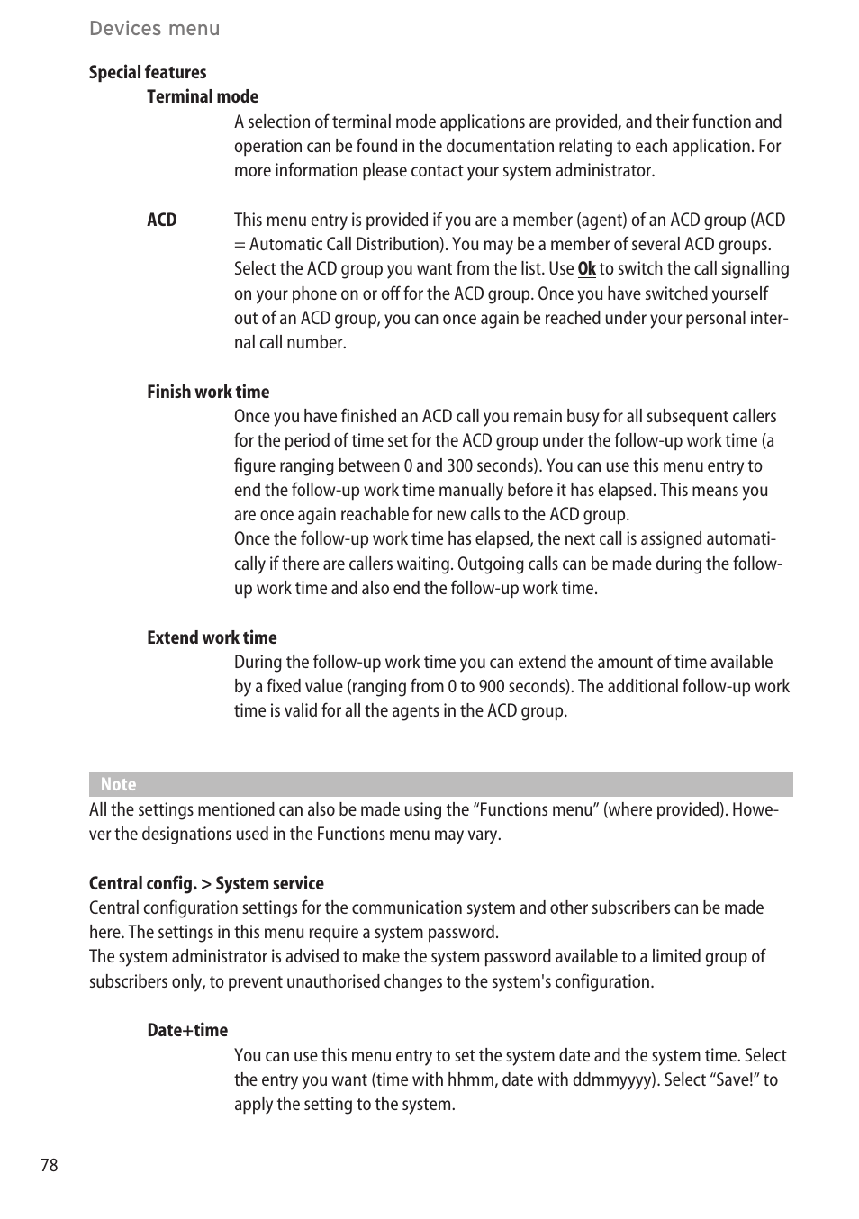 AASTRA 600c_d for OpenCom 1000 User Guide EN User Manual | Page 84 / 132
