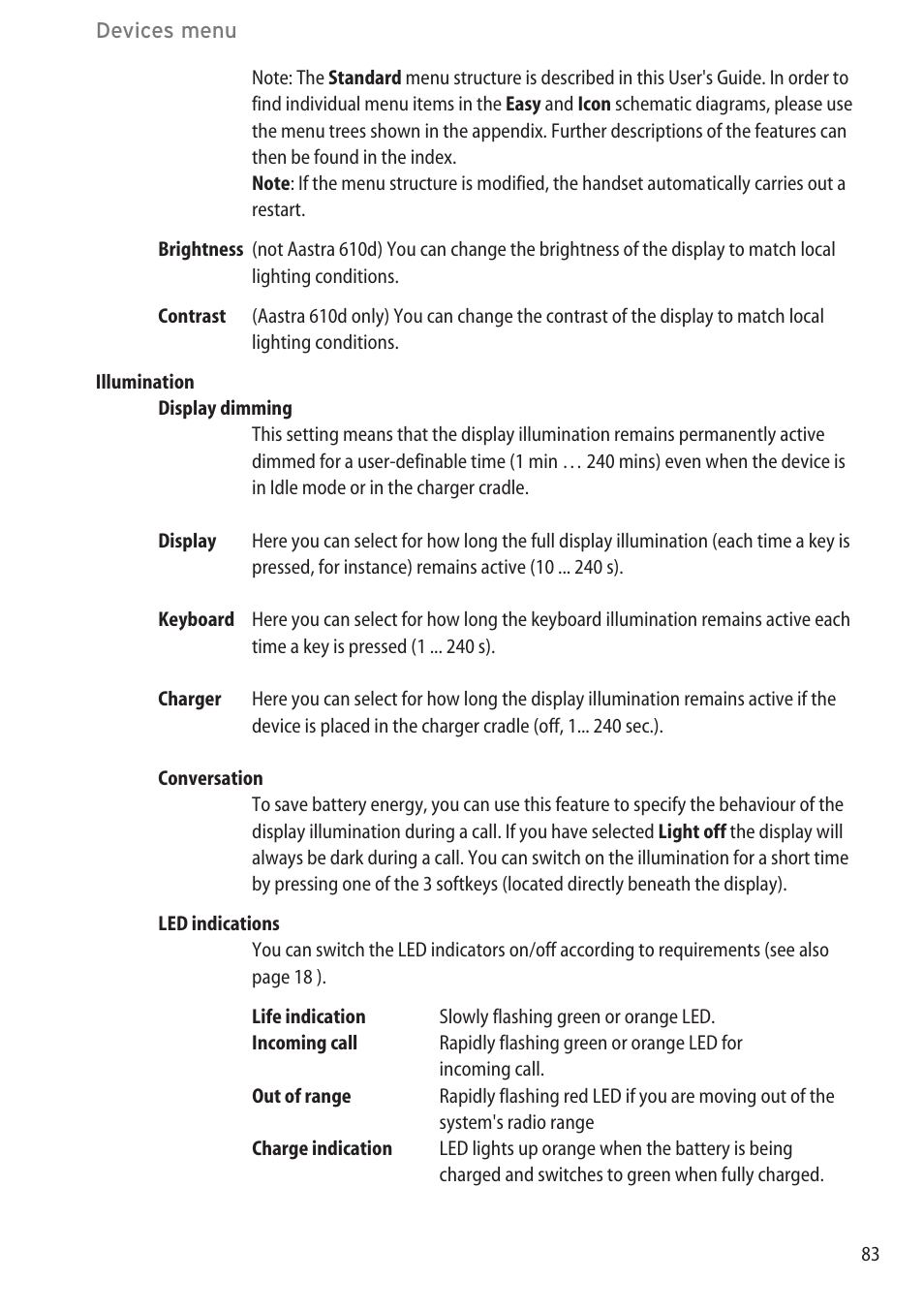 AASTRA 600c_d for OpenCom 1000 User Guide EN User Manual | Page 89 / 132