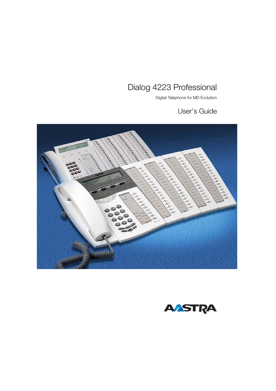 AASTRA 4223 Professional for MD Evolution User Guide User Manual | 165 pages