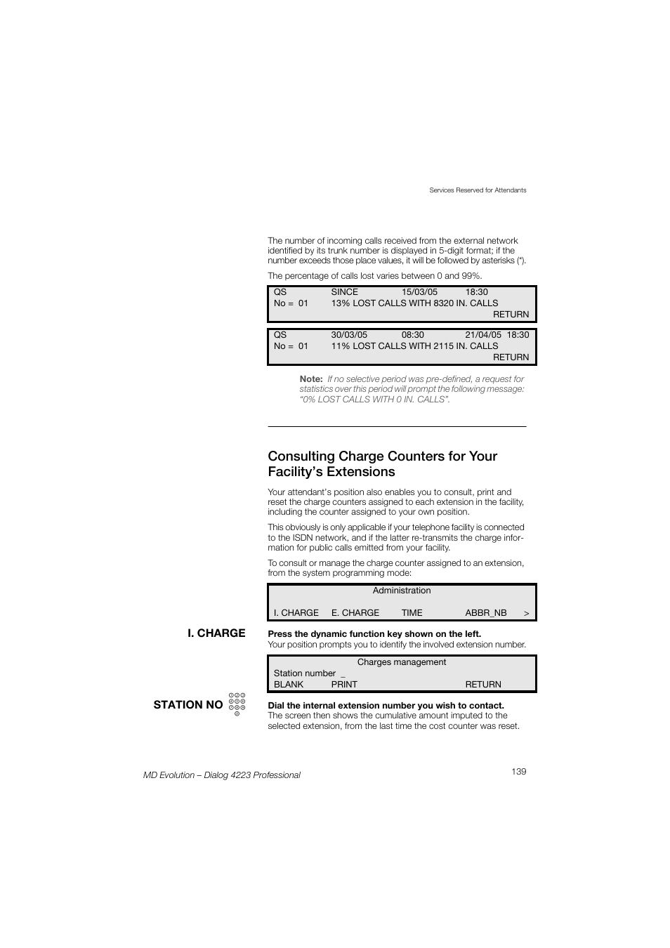AASTRA 4223 Professional for MD Evolution User Guide User Manual | Page 139 / 165