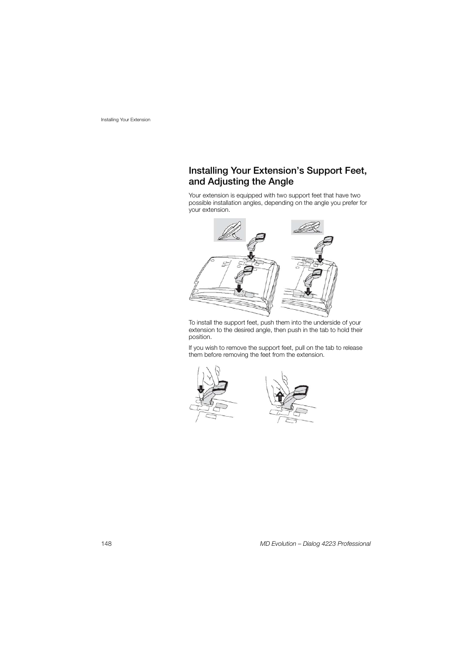 AASTRA 4223 Professional for MD Evolution User Guide User Manual | Page 147 / 165