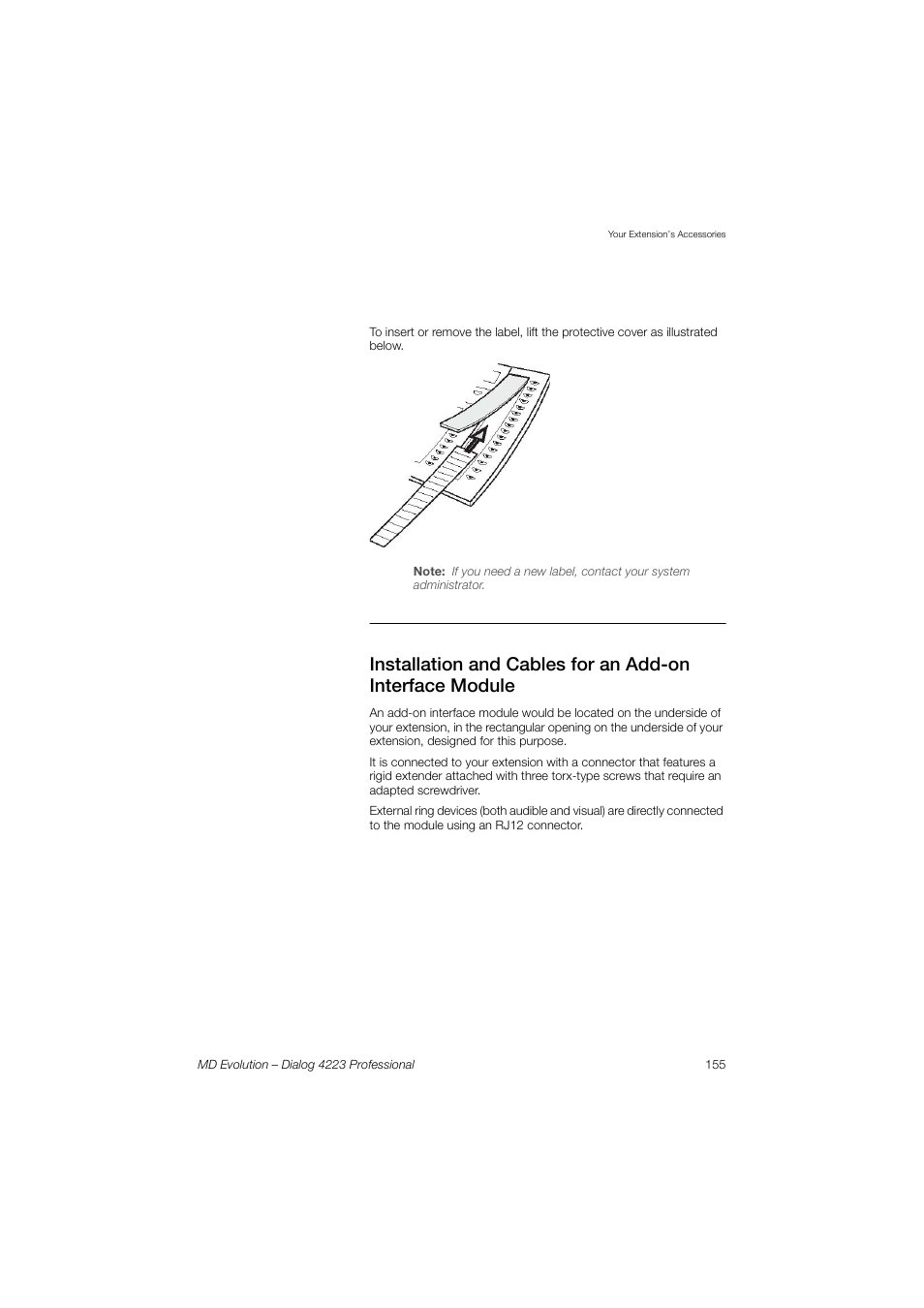 AASTRA 4223 Professional for MD Evolution User Guide User Manual | Page 154 / 165