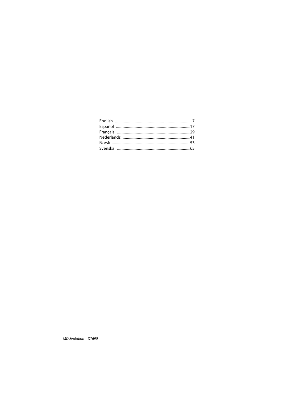 AASTRA DT690 for MD Evolution Quick Reference Guide User Manual | Page 3 / 80