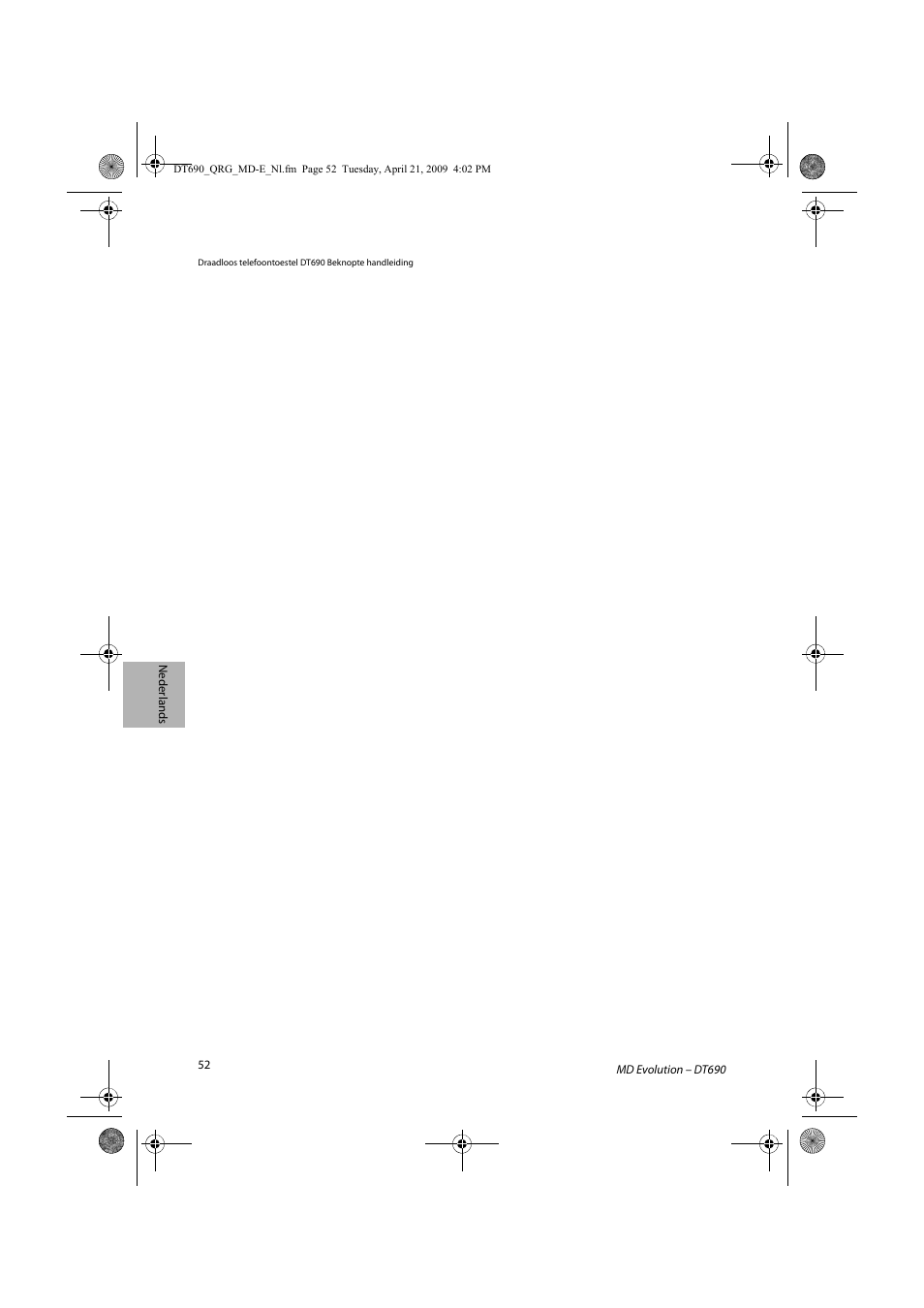 AASTRA DT690 for MD Evolution Quick Reference Guide User Manual | Page 52 / 80