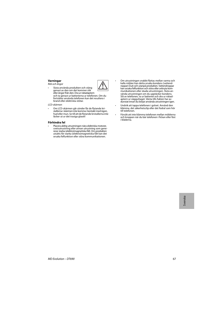 AASTRA DT690 for MD Evolution Quick Reference Guide User Manual | Page 67 / 80