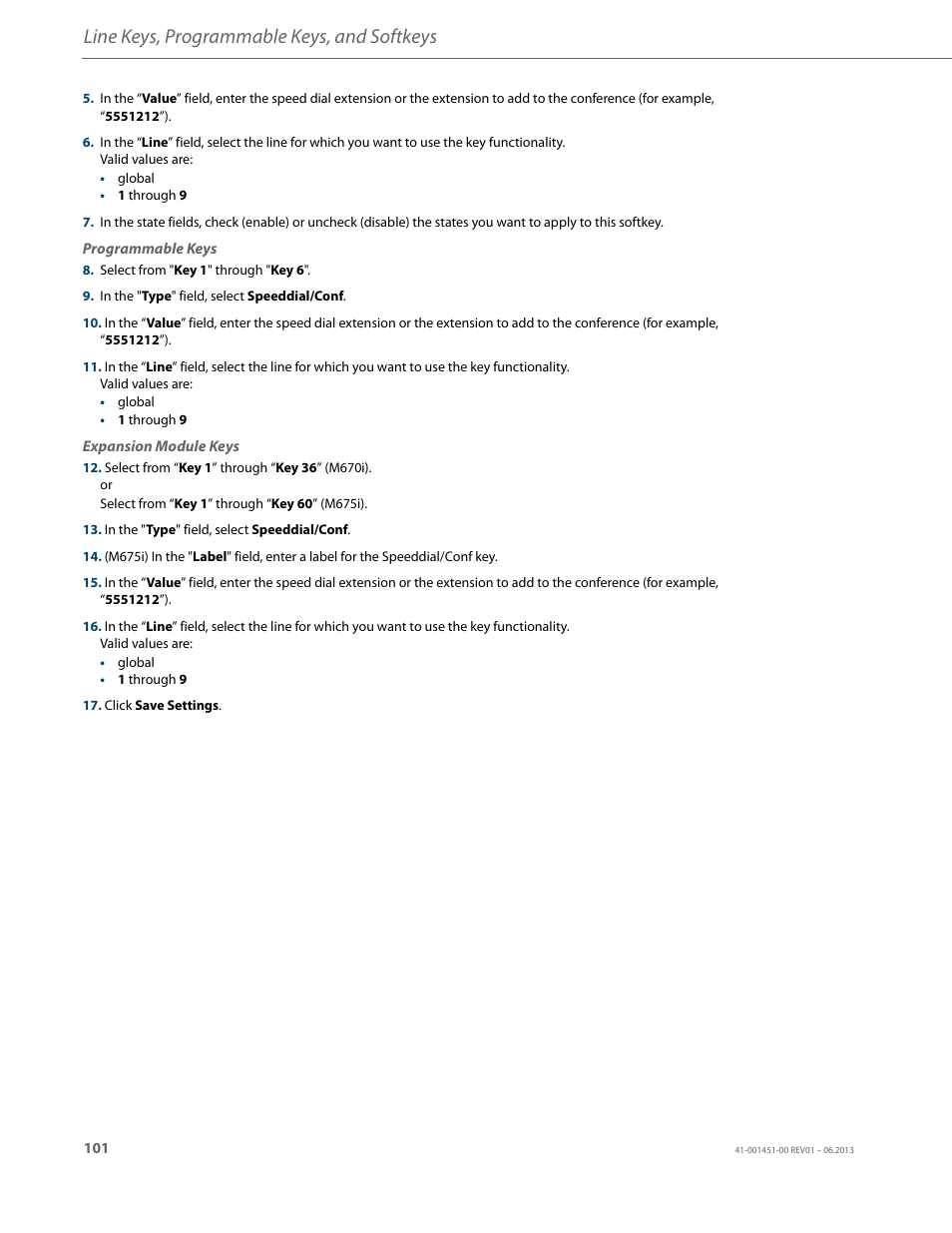 Line keys, programmable keys, and softkeys | AASTRA 6735i User Guide EN User Manual | Page 108 / 220