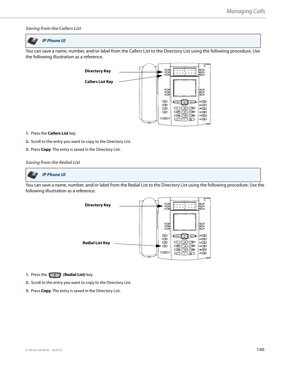 Managing calls | AASTRA 6735i User Guide EN User Manual | Page 147 / 220