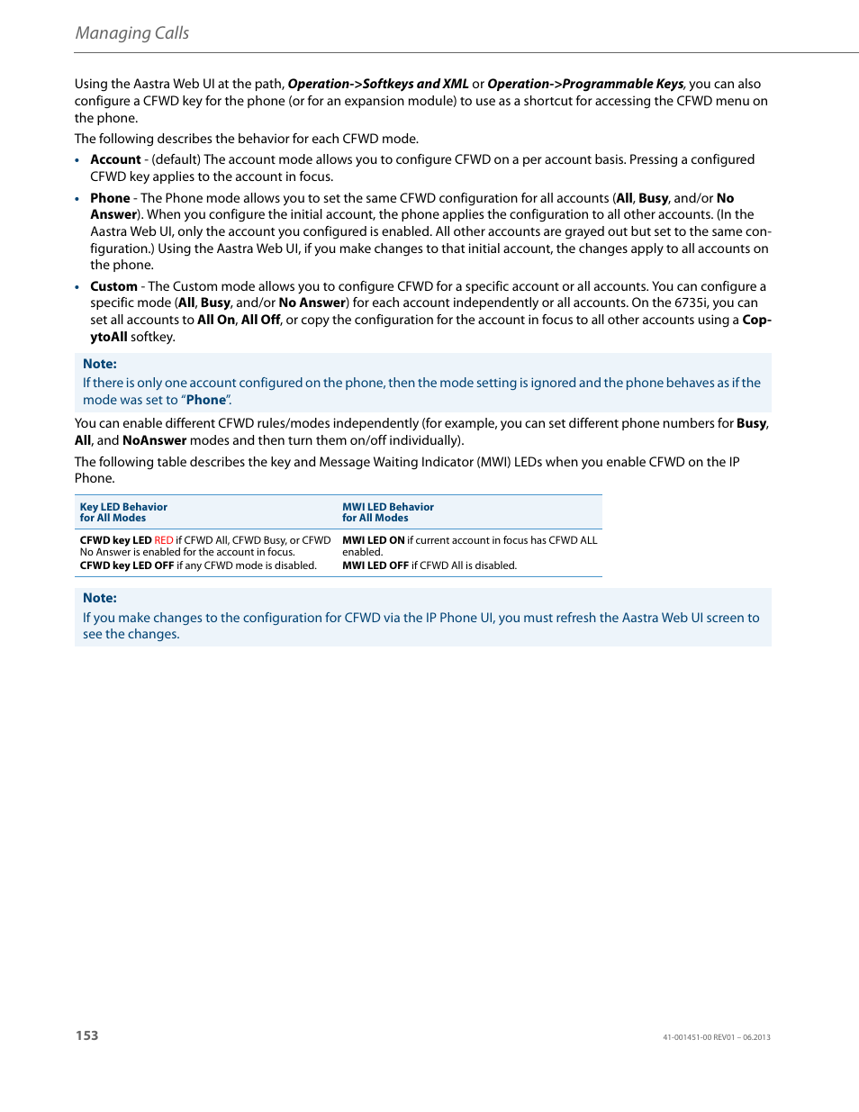 Managing calls | AASTRA 6735i User Guide EN User Manual | Page 160 / 220