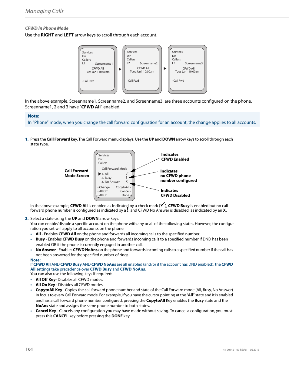 Managing calls | AASTRA 6735i User Guide EN User Manual | Page 168 / 220