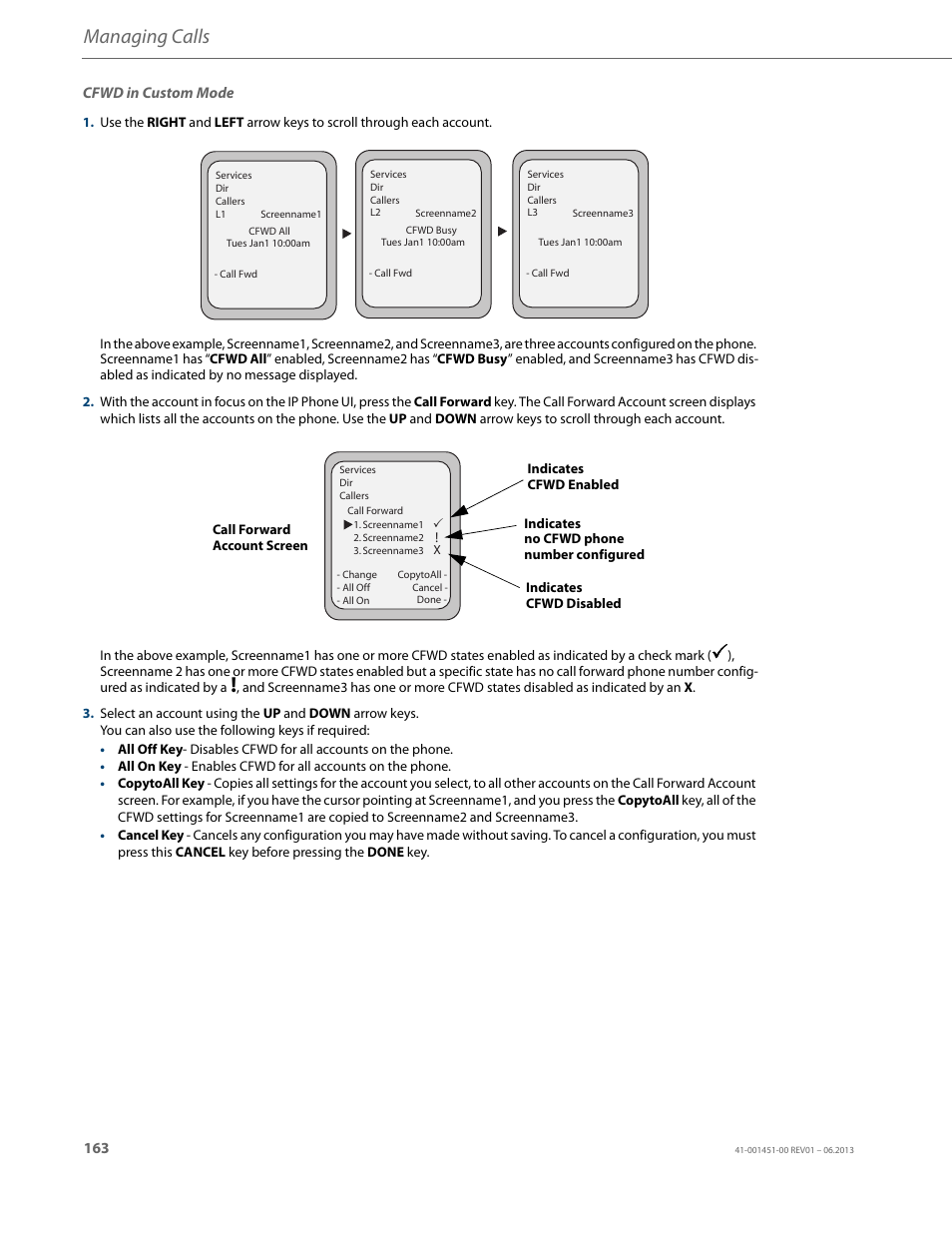 Managing calls | AASTRA 6735i User Guide EN User Manual | Page 170 / 220