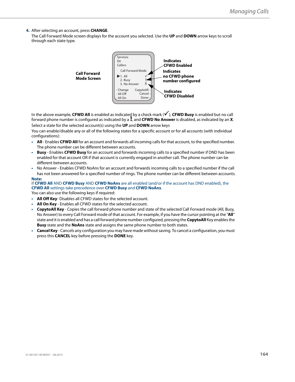 Managing calls | AASTRA 6735i User Guide EN User Manual | Page 171 / 220
