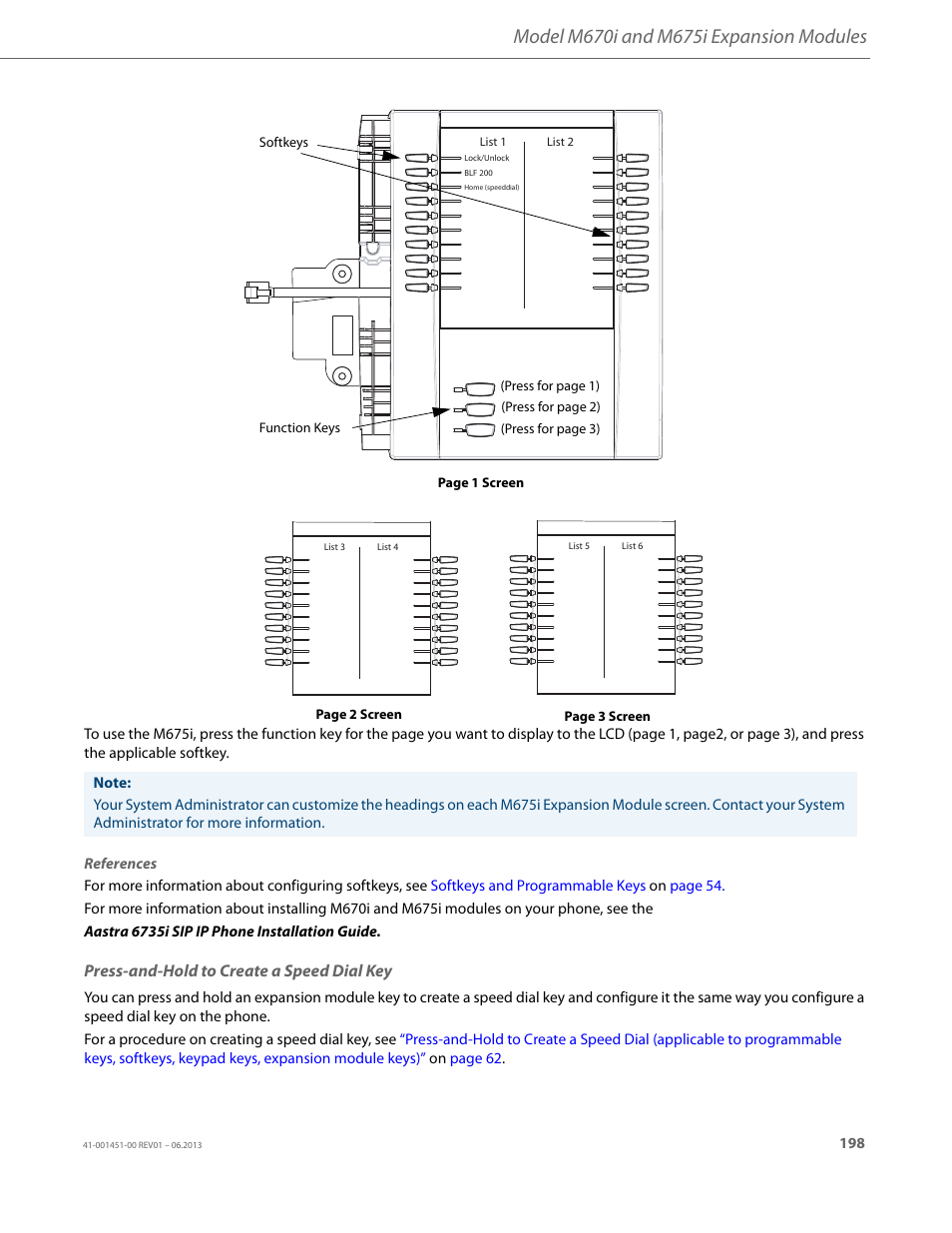 Press-and-hold to create a speed dial key | AASTRA 6735i User Guide EN User Manual | Page 205 / 220