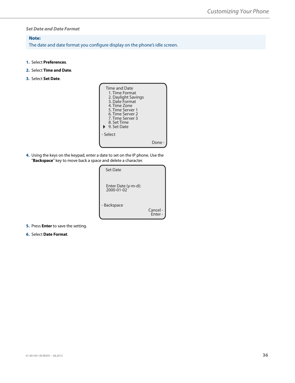 Customizing your phone | AASTRA 6735i User Guide EN User Manual | Page 43 / 220
