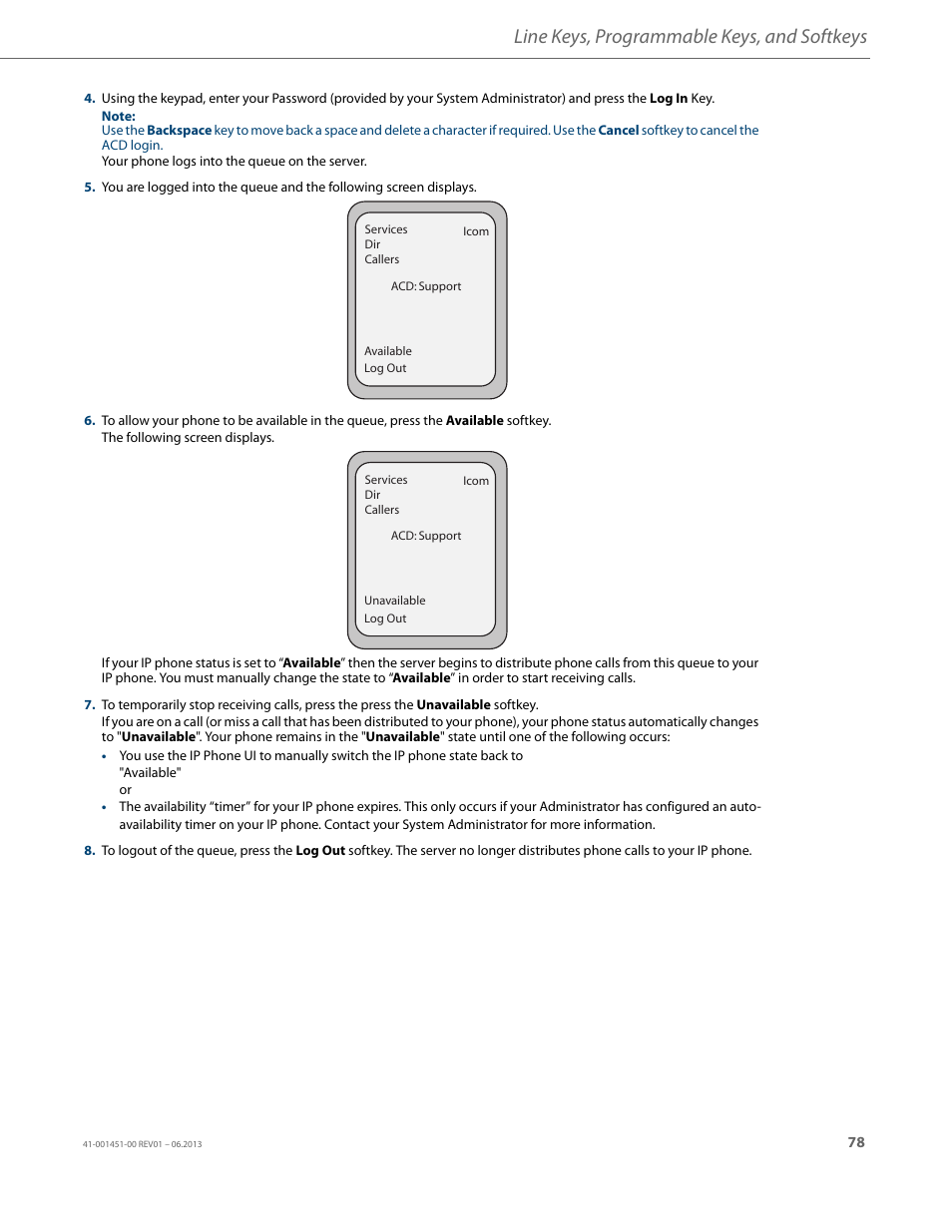 Line keys, programmable keys, and softkeys | AASTRA 6735i User Guide EN User Manual | Page 85 / 220