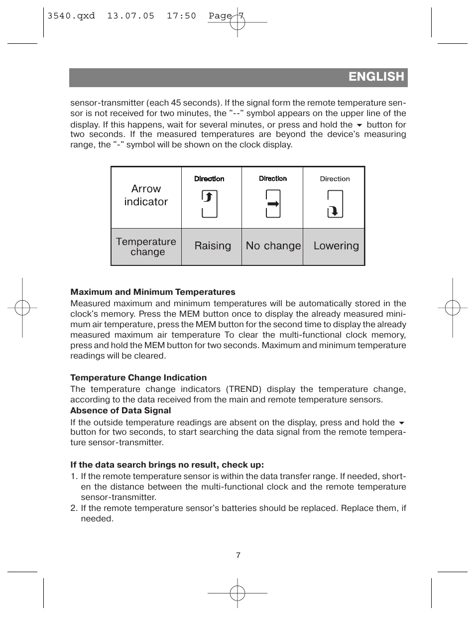 English | Vitek VT-3540 GY User Manual | Page 7 / 36