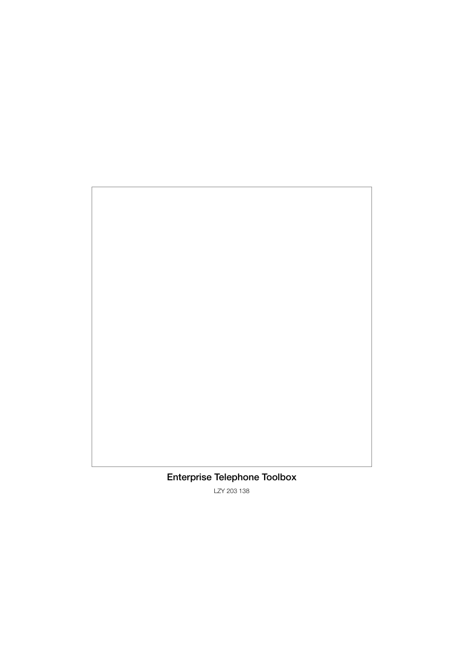 Enterprise telephone toolbox | AASTRA 4425 IP Vision for BusinessPhone Quick Reference Guide User Manual | Page 38 / 40