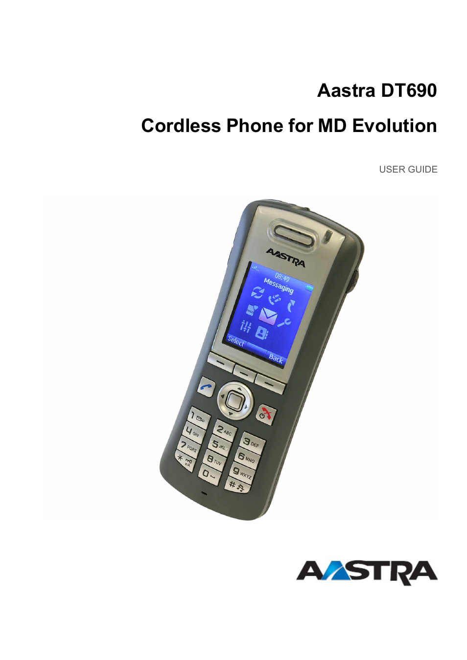 AASTRA DT692 Cordless for MXONE Quick Reference Guide EN User Manual | 142 pages