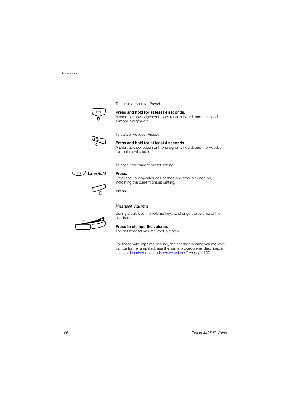AASTRA 4425 IP Vision (SIP) for MX-ONE User Guide User Manual | Page 105 / 134