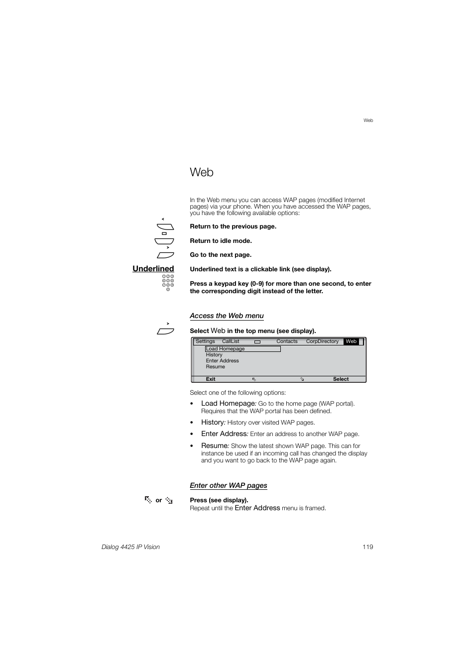 AASTRA 4425 IP Vision (SIP) for MX-ONE User Guide User Manual | Page 118 / 134