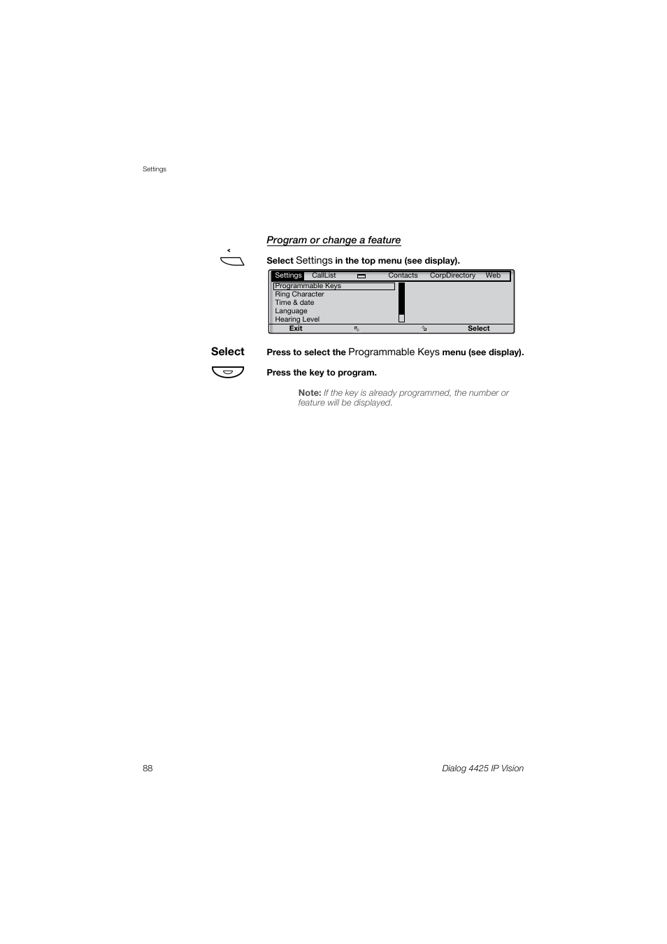 AASTRA 4425 IP Vision (SIP) for MX-ONE User Guide User Manual | Page 87 / 134