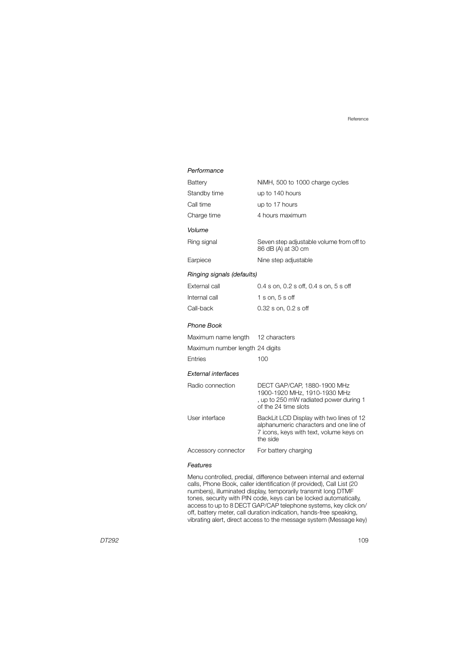 AASTRA DT292 for BusinessPhone User Guide EN User Manual | Page 109 / 121