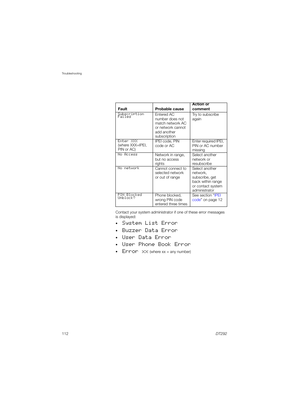 AASTRA DT292 for BusinessPhone User Guide EN User Manual | Page 112 / 121