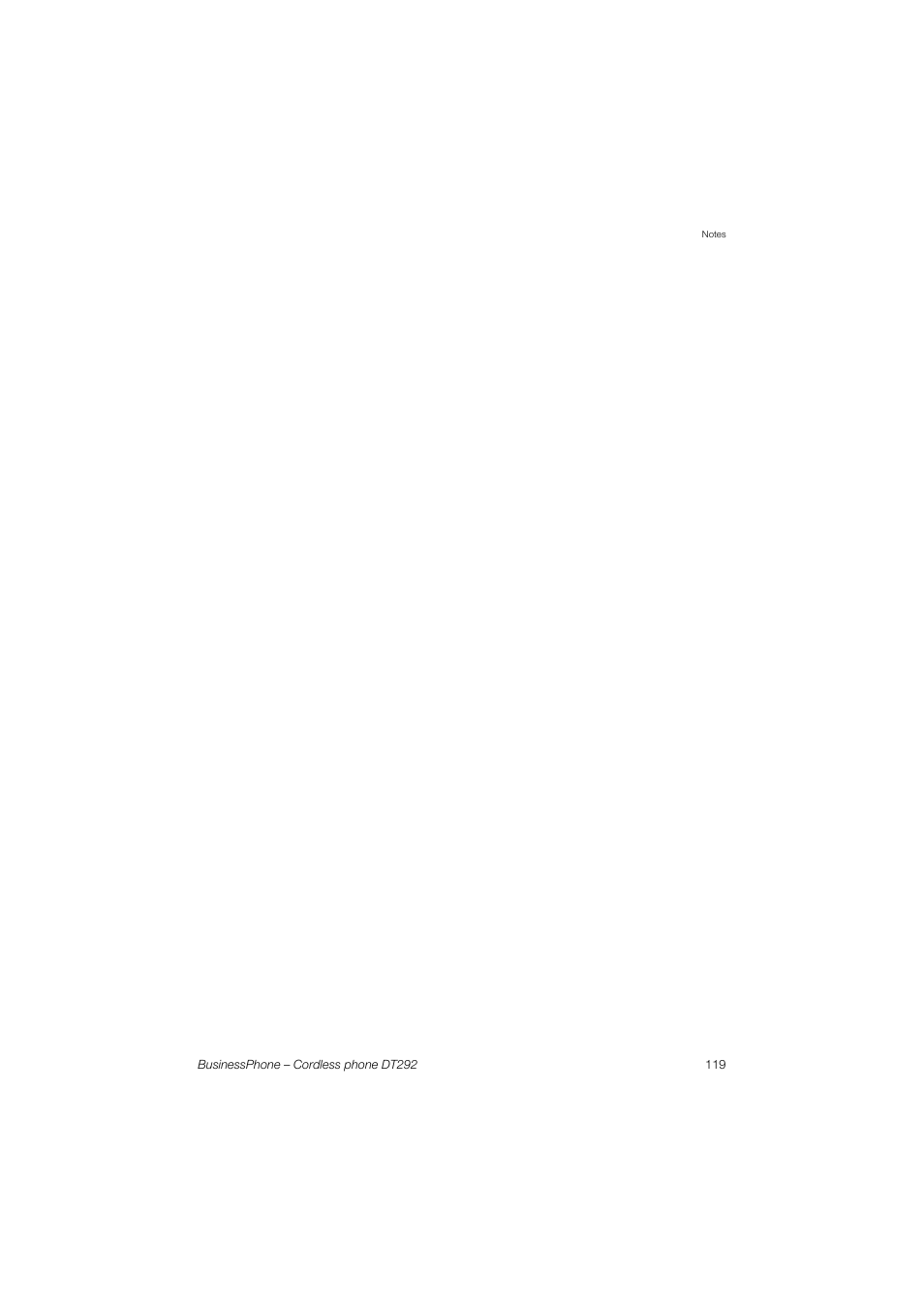 AASTRA DT292 for BusinessPhone User Guide EN User Manual | Page 119 / 121