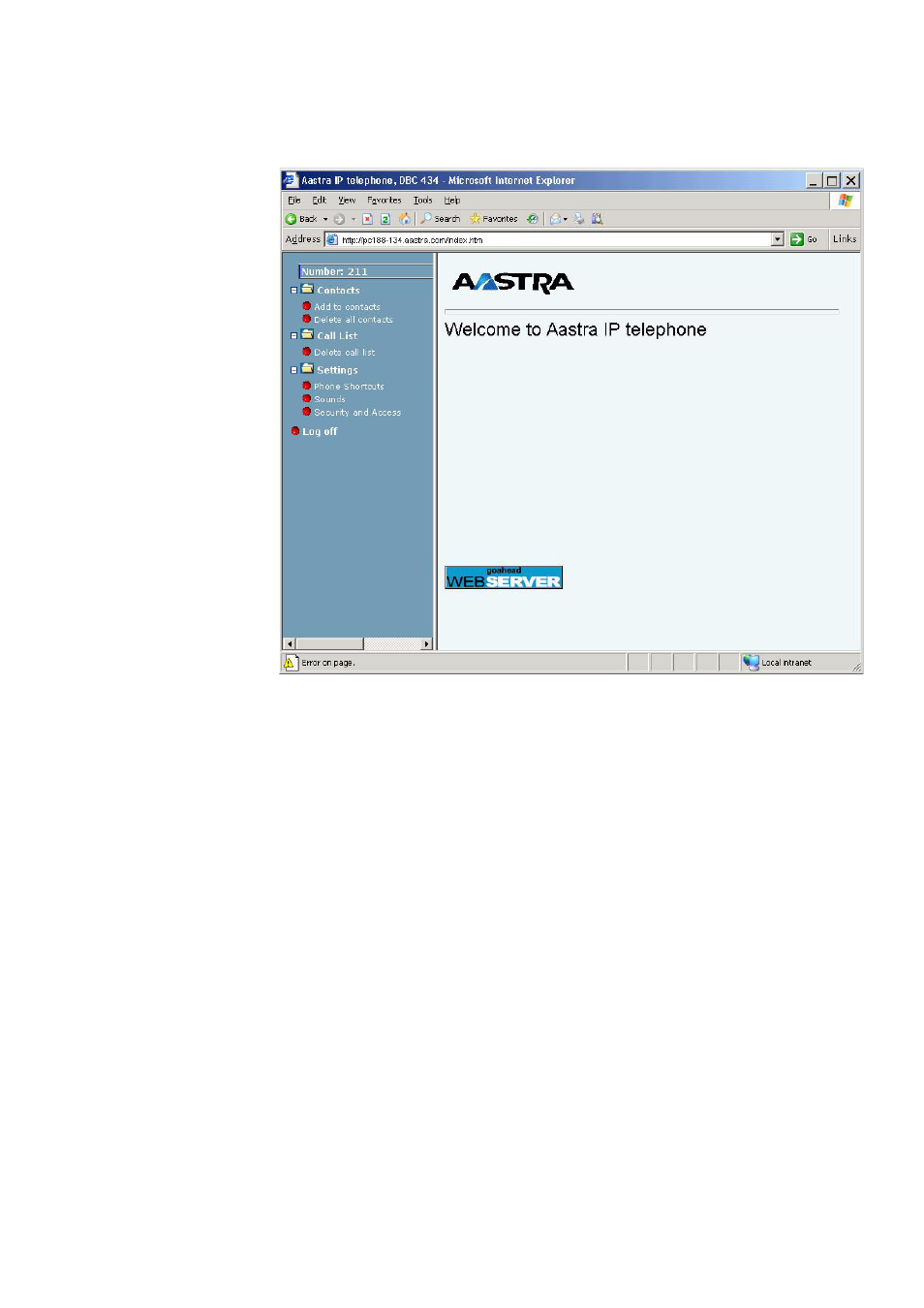 1 contacts folder | AASTRA 7434ip User Guide EN User Manual | Page 111 / 122