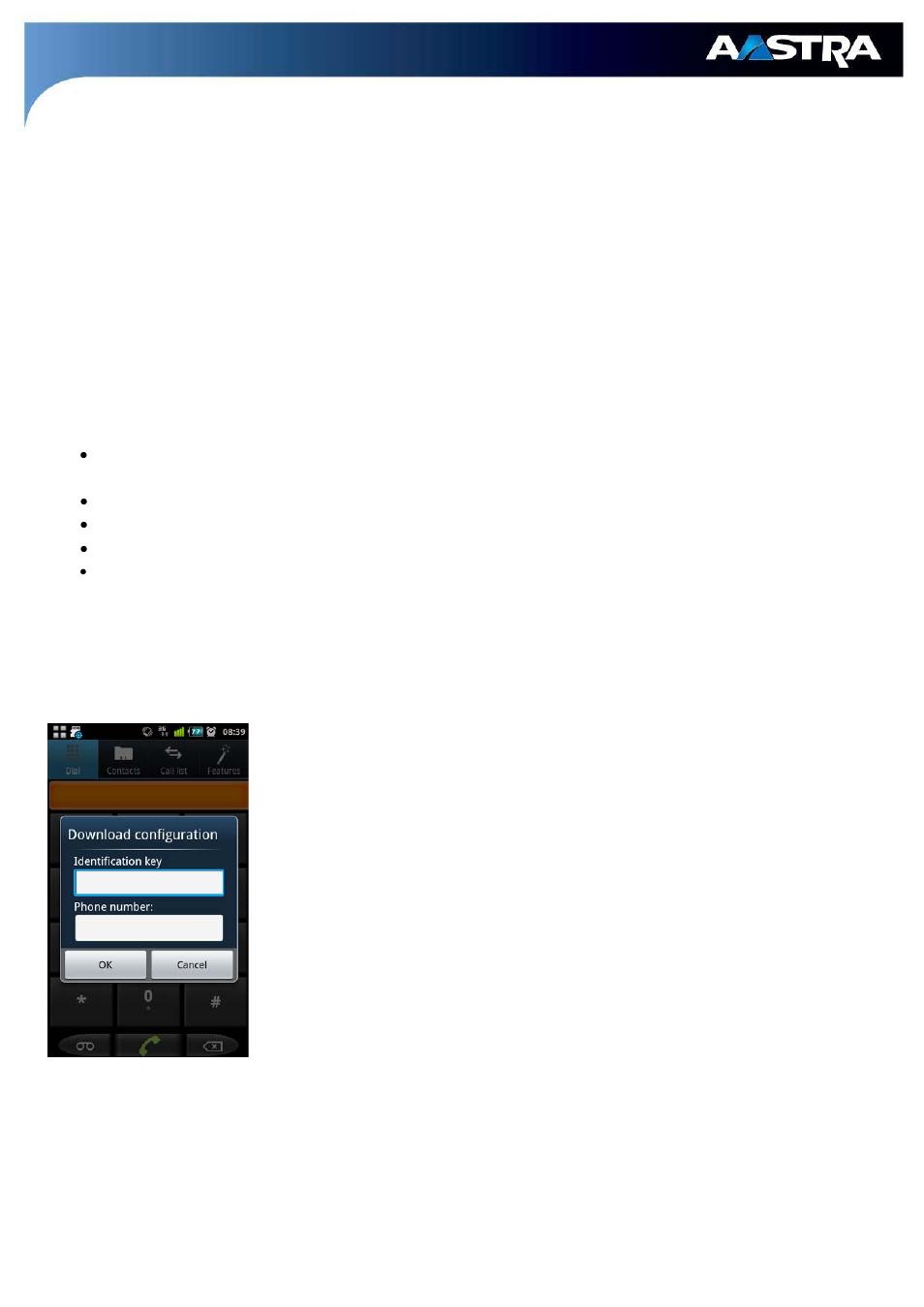 1 installation, 2 service overview | AASTRA AMC+ Quick Reference Guide for Android EN User Manual | Page 2 / 5