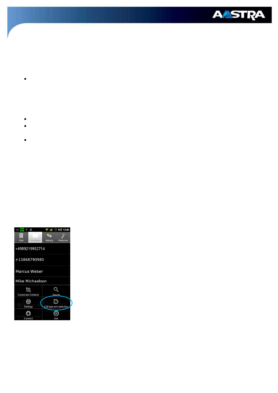 3 voip calls, 2 call types | AASTRA AMC+ Quick Reference Guide for Android EN User Manual | Page 4 / 5