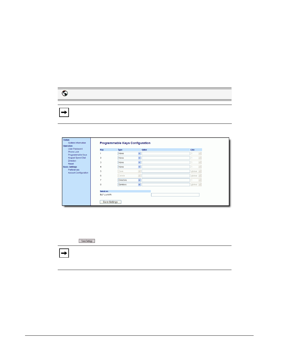 Phone lock key, Configuring a phone lock key, Line keys and programmable keys | AASTRA 6730i (Version 2.5 Symbol Keypad) User Guide EN User Manual | Page 104 / 214