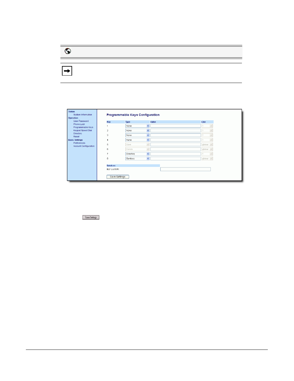 Deleting a key, Line keys and programmable keys | AASTRA 6730i (Version 2.5 Symbol Keypad) User Guide EN User Manual | Page 109 / 214