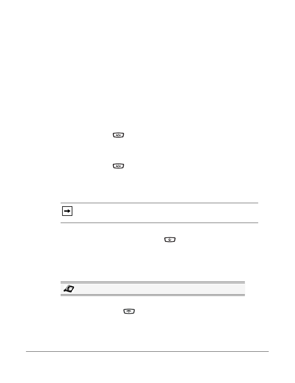 Joining additional parties to active conferences, Ending calls, Handling calls | AASTRA 6730i (Version 2.5 Symbol Keypad) User Guide EN User Manual | Page 123 / 214