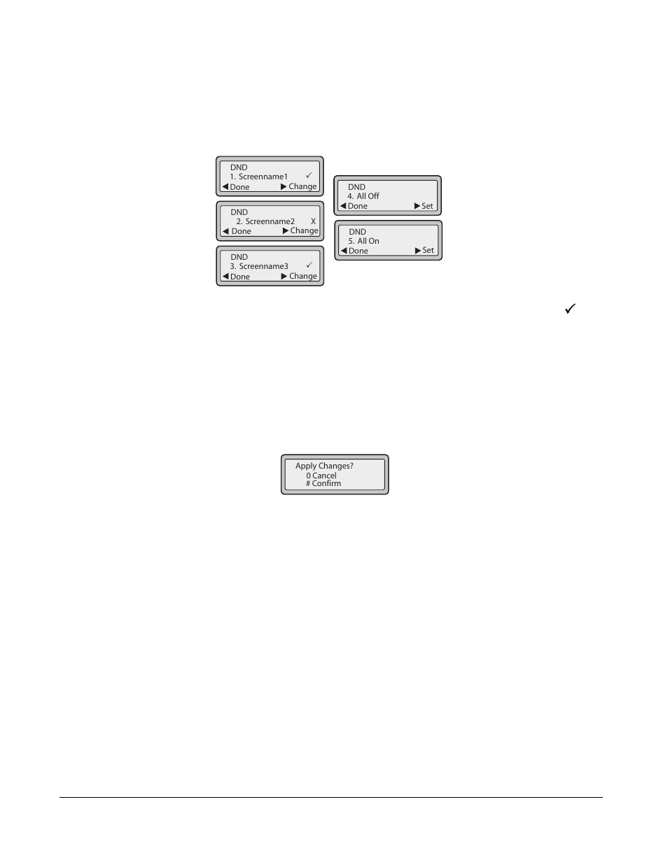 Dnd in custom mode, Call forward account-based configuration, Call forward | Account-based configuration, Call forward account-based, Configuration, Managing calls | AASTRA 6730i (Version 2.5 Symbol Keypad) User Guide EN User Manual | Page 144 / 214