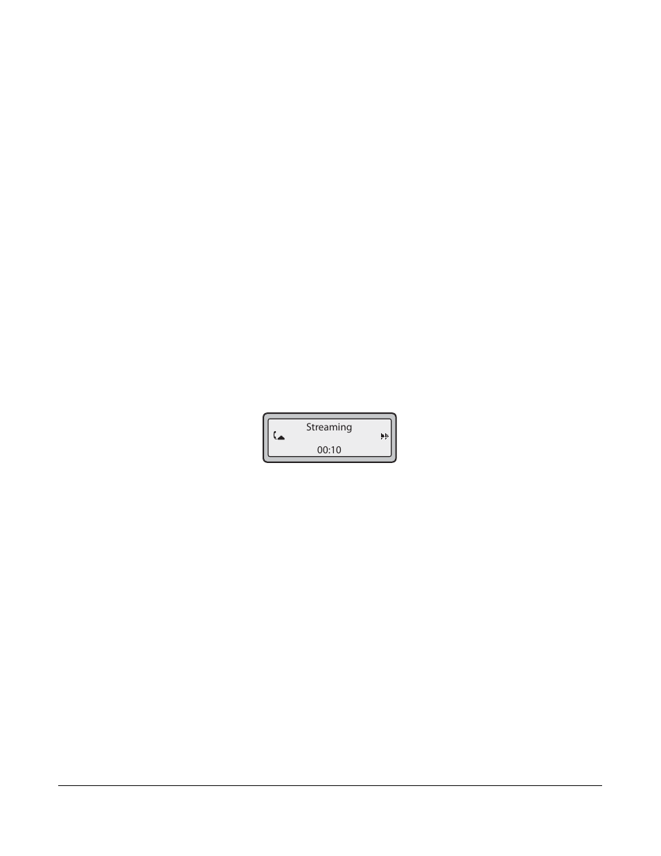 Playing a wav file on your phone, Ip phone ui screen during wav streaming, Using the keypad during active xml applications | Available features enabled by administrators | AASTRA 6730i (Version 2.5 Symbol Keypad) User Guide EN User Manual | Page 191 / 214